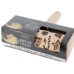 Cerf Dellier Mini rouleau empreintes Noël