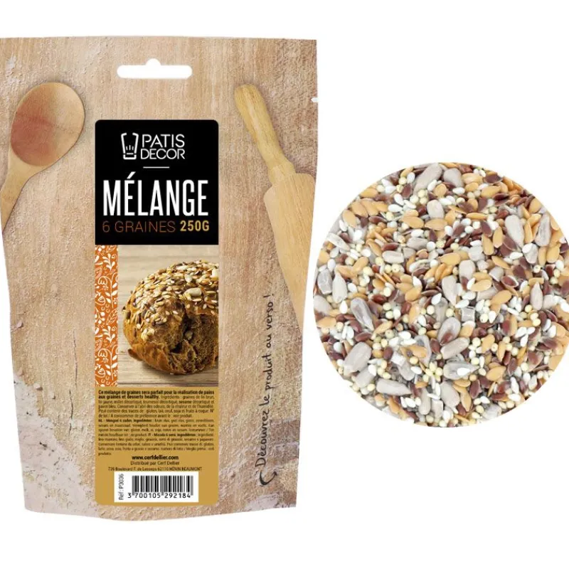 Cerf Dellier Mélange de 6 graines pour pain 250 g