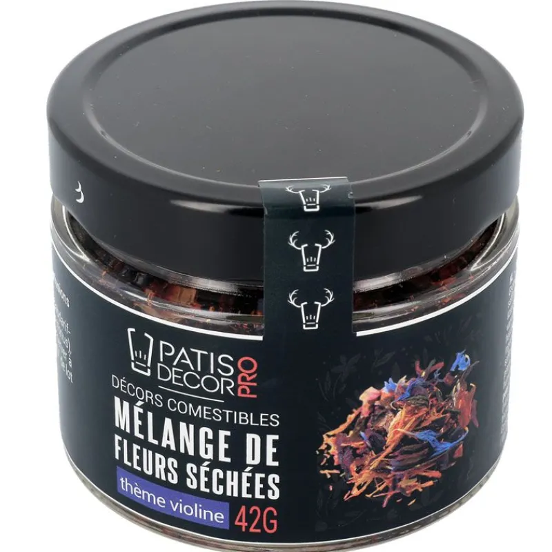 Cerf Dellier Mélange de fleurs séchées violines 42 g