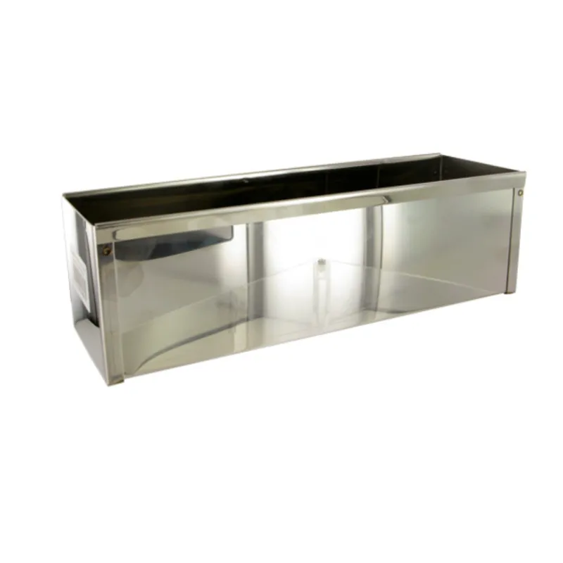 Cerf Dellier Moule à bûche carré inox 30 x 9 cm