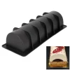 Cerf Dellier Moule à bûche lisse silicone 30 cm