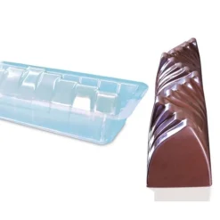 Cerf Dellier Moule à bûche vague en PVC (x 12)