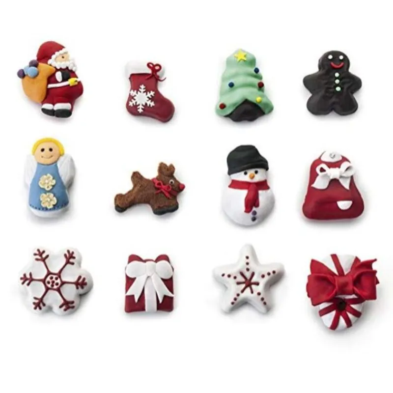 Cerf Dellier Moule à biscuits de Noël assortis anti-adhérent