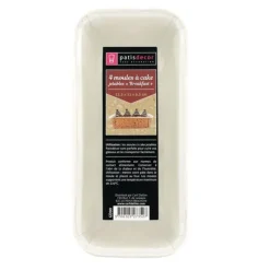 Cerf Dellier Moule à cake jetable Breakfast café (x4)