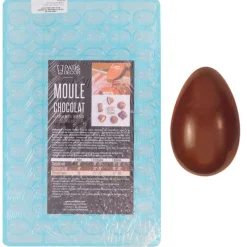 Cerf Dellier Moule à chocolat 36 œufs lisses 3D 2,3 cm