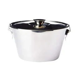 Cerf Dellier Moule à flan avec couvercle inox Ø 20 cm