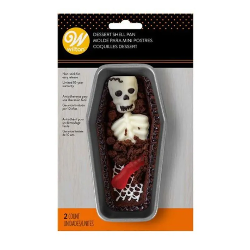 Cerf Dellier Moule à gâteau 2 cercueils Wilton