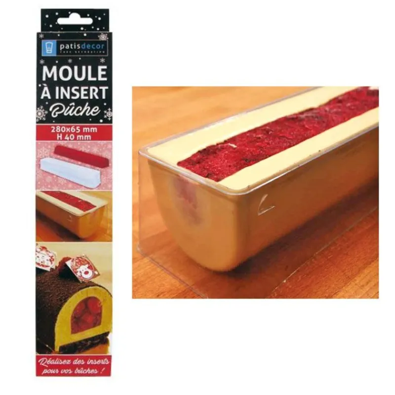 Cerf Dellier Moule à insert pour bûche PVC
