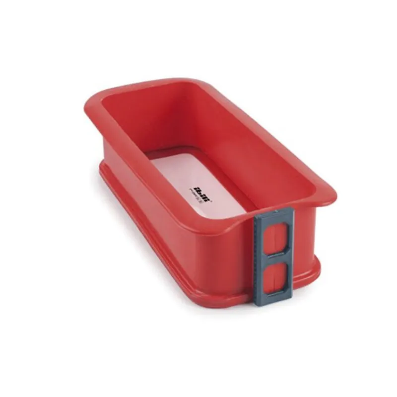 Cerf Dellier Moule à manqué démontable rectangulaire silicone base en verre