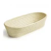 Cerf Dellier Moule à pain ovale en osier 27 x 13 cm