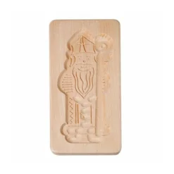 Cerf Dellier Moule à spéculoos en bois Saint Nicolas