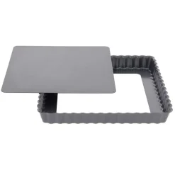 Cerf Dellier Moule à tarte carrée 23 cm à fond amovible