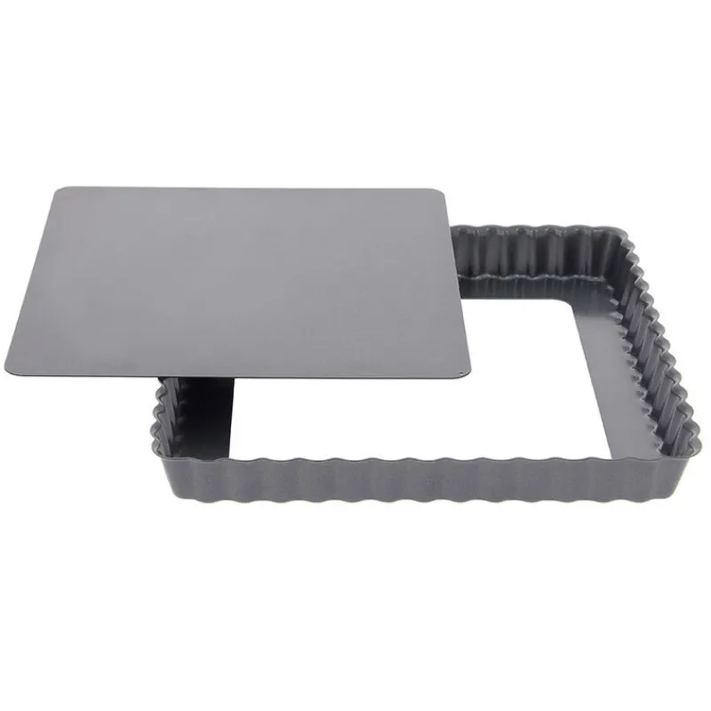 Cerf Dellier Moule à tarte carrée 23 cm à fond amovible