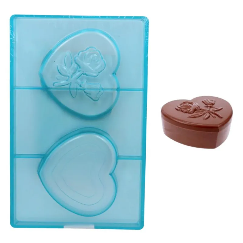 Cerf Dellier Moule bonbonnière coeur rose