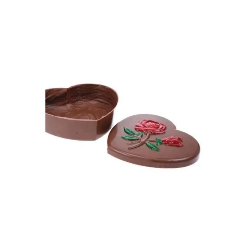 Cerf Dellier Moule bonbonnière coeur rose