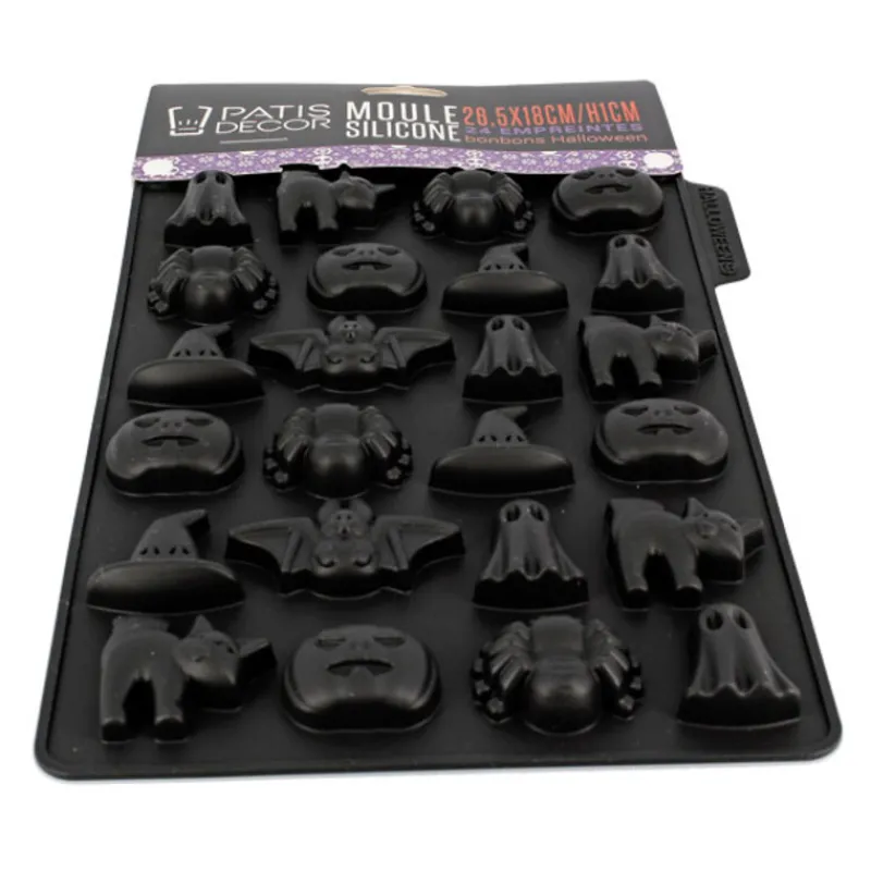 Cerf Dellier Moule bonbons Halloween en silicone