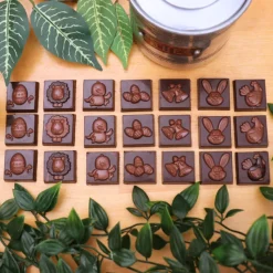 Cerf Dellier Moule carrés chocolat napolitains Pâques