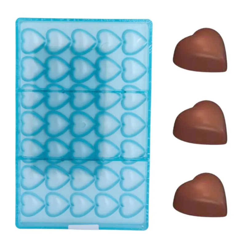 Cerf Dellier Moule chocolat 35 cœurs