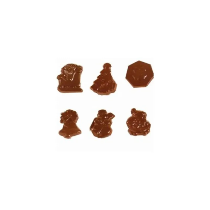 Cerf Dellier Moule chocolat 24 fritures de Noël