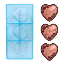 Cerf Dellier Moule chocolat coeurs Love