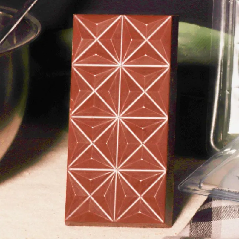 Cerf Dellier Moule chocolat en 3 parties tablette origami