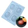 Cerf Dellier Moule chocolat en 3 parties petites citrouilles