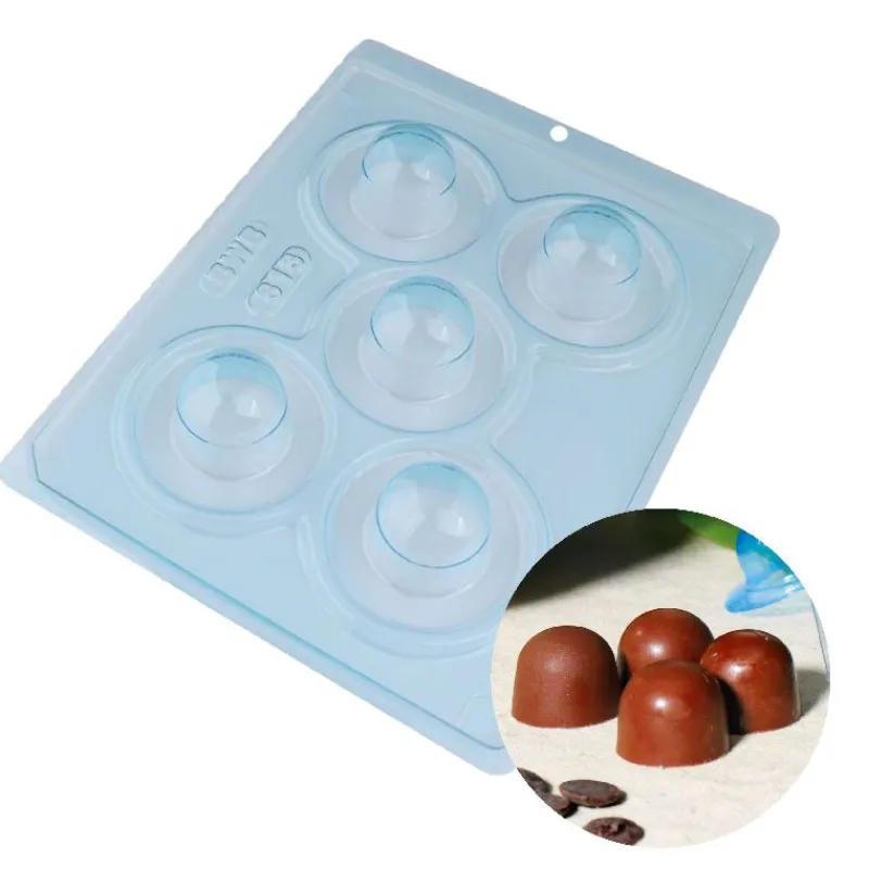 Cerf Dellier Moule chocolat en 3 parties mini bouchées