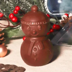 Cerf Dellier Moule chocolat en 3 parties Bonhomme de neige Noël Patisdécor