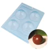 Cerf Dellier Moule chocolat en 3 parties demi-sphères 6 cm