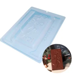 Cerf Dellier Moule chocolat en 3 parties Tablette père Noël Patisdécor