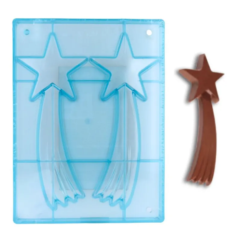 Cerf Dellier Moule chocolat Etoile Filante 24 cm Patisdécor