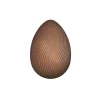 Cerf Dellier Moule chocolat oeuf strié 6,5 cm Patisdécor