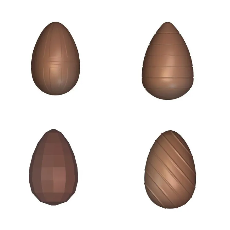 Cerf Dellier Moule chocolat oeufs assortis