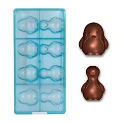 Cerf Dellier Moule chocolat Pingouins