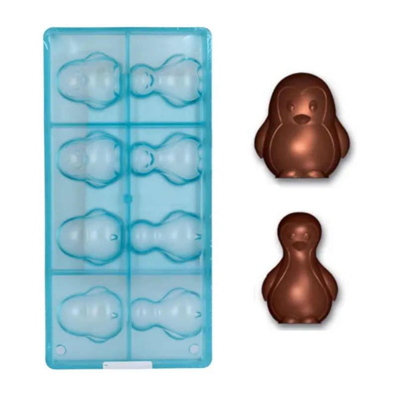 Cerf Dellier Moule chocolat Pingouins