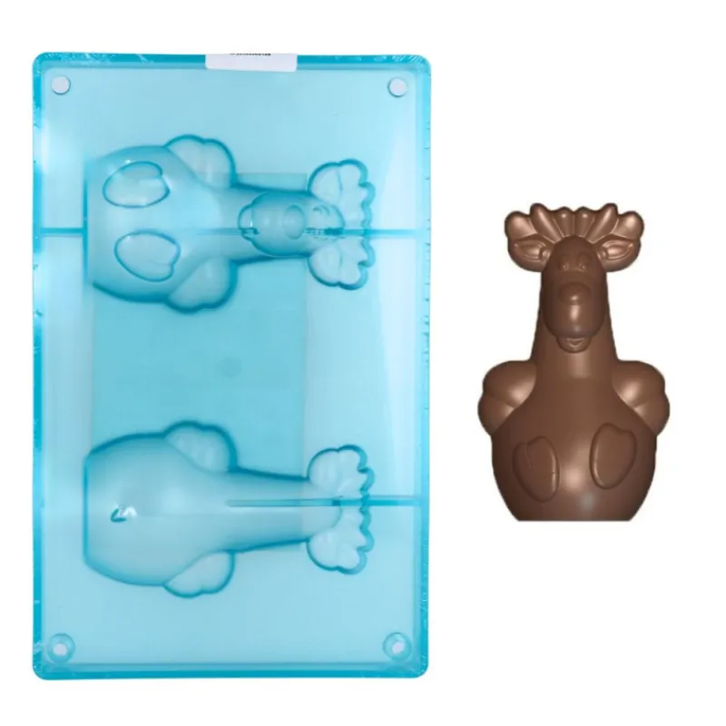 Cerf Dellier Moule chocolat renne