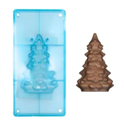 Cerf Dellier Moule chocolat sapin de Noël 15 cm Patisdécor