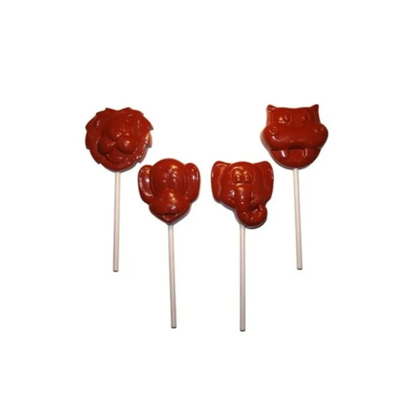 Cerf Dellier Moule Chocolat Sucettes Animaux de la Jungle