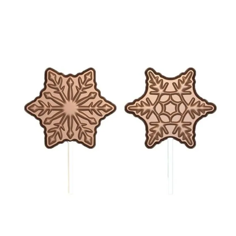 Cerf Dellier Moule Chocolat Sucettes Flocons
