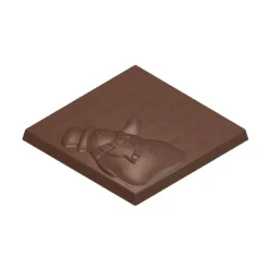 Cerf Dellier Moule chocolat tablettes bonhomme de neige
