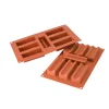 Cerf Dellier Moule silicone 7 bûchettes