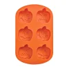 Cerf Dellier Moule silicone 6 citrouilles Halloween Wilton