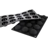 Cerf Dellier Moule silicone 15 demi-sphères Ø 4,5 cm