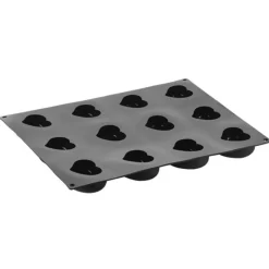Cerf Dellier Moule silicone 12 empreintes Passion 7 cm Pavoni