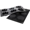 Cerf Dellier Moule silicone 6 flans 7 cm