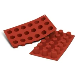 Cerf Dellier Moule silicone 18 mini cannelés bordelais