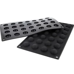 Cerf Dellier Moule silicone 28 mini demi-sphères 2,5 cm