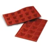 Cerf Dellier Moule silicone 15 mini pyramides