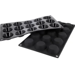 Cerf Dellier Moule silicone 15 mini tartelettes 5 cm