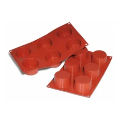 Cerf Dellier Moule silicone 6 muffins moyens Ø68 mm